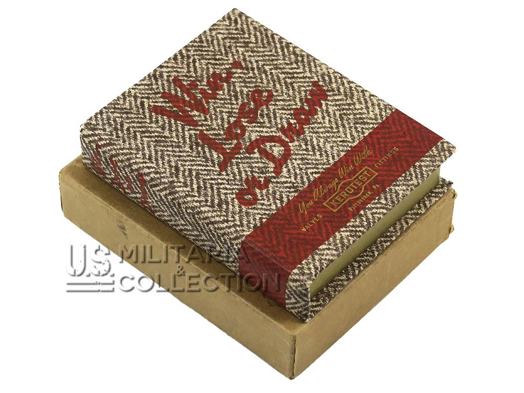 Coffret jeu de cartes US WW2 fermé