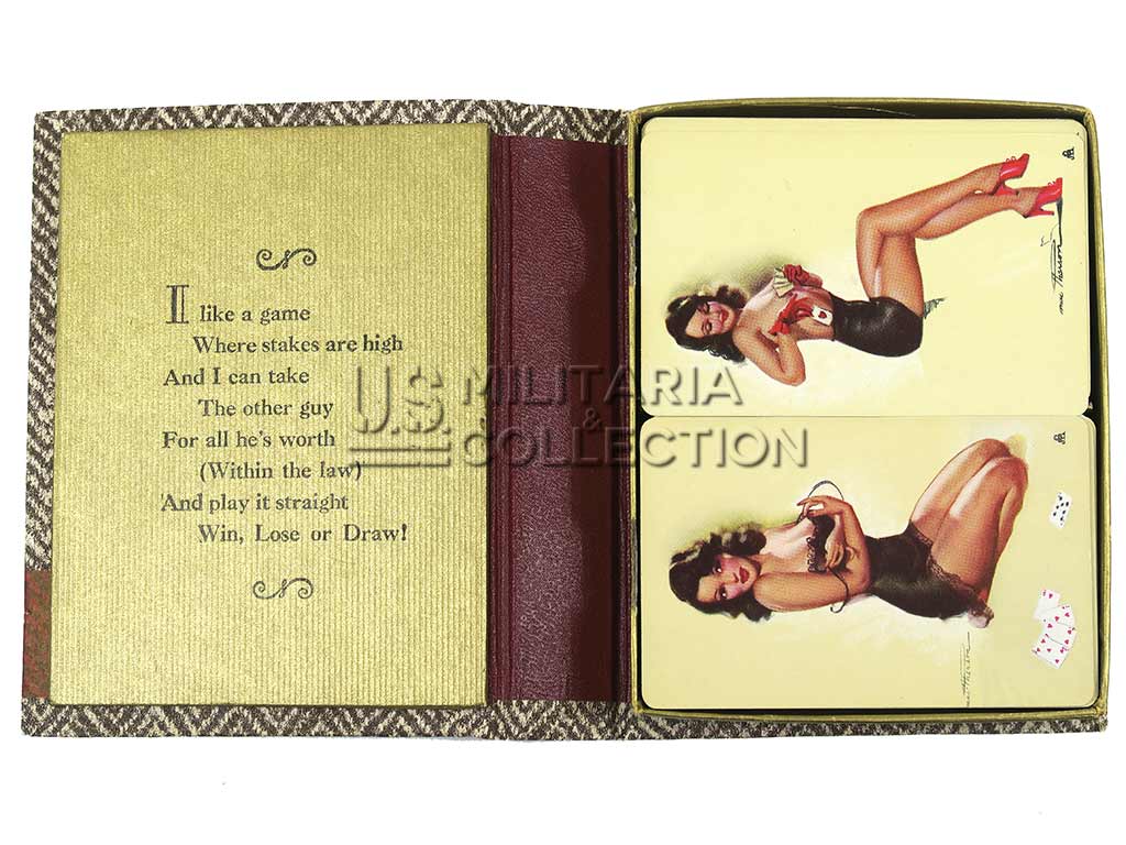 Coffret de cartes à jouer US WW2