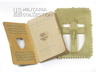 Kit de prière de soldat US avec livret et étui