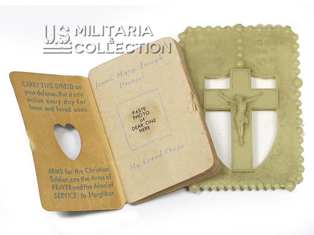 Kit de prière de soldat US avec livret et étui