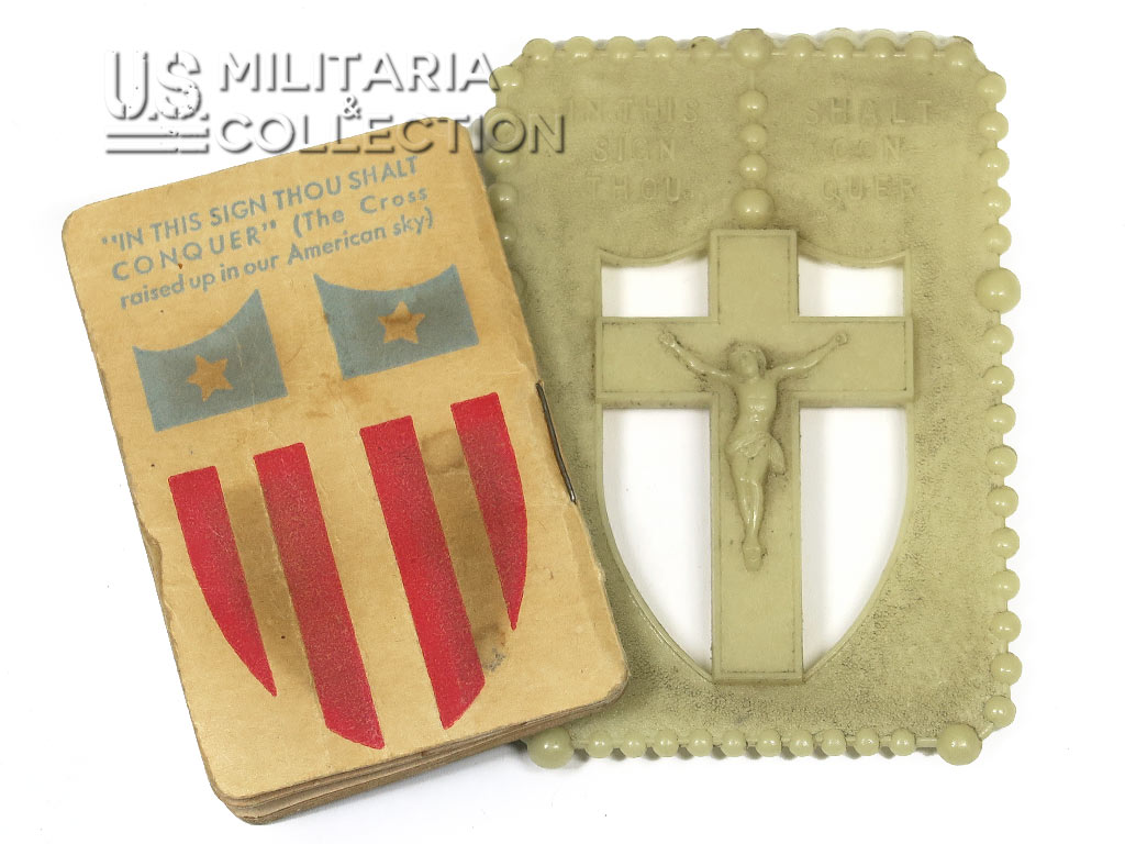 Kit religieux de soldat américain, bouclier patriotique US
