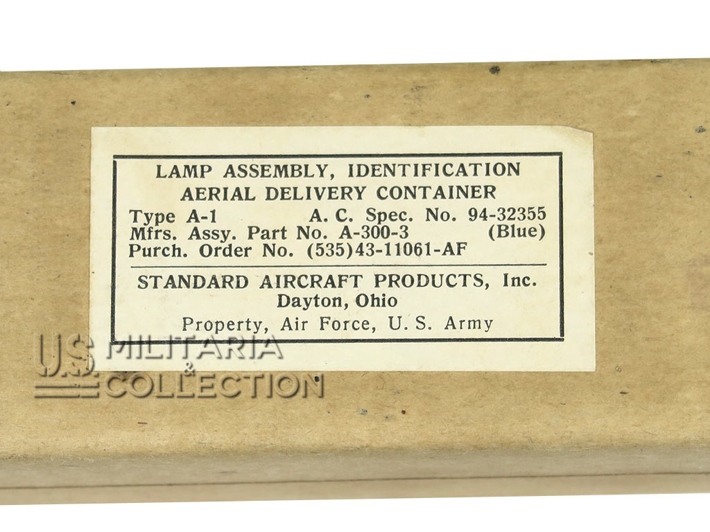 Étiquette lampe Type A-1 pour container A-4/A-5