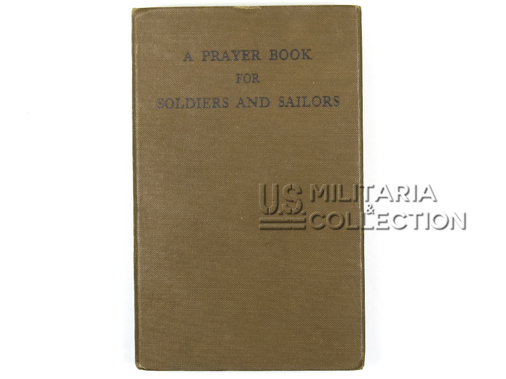 Livre de prières pour soldats et marins US WW2