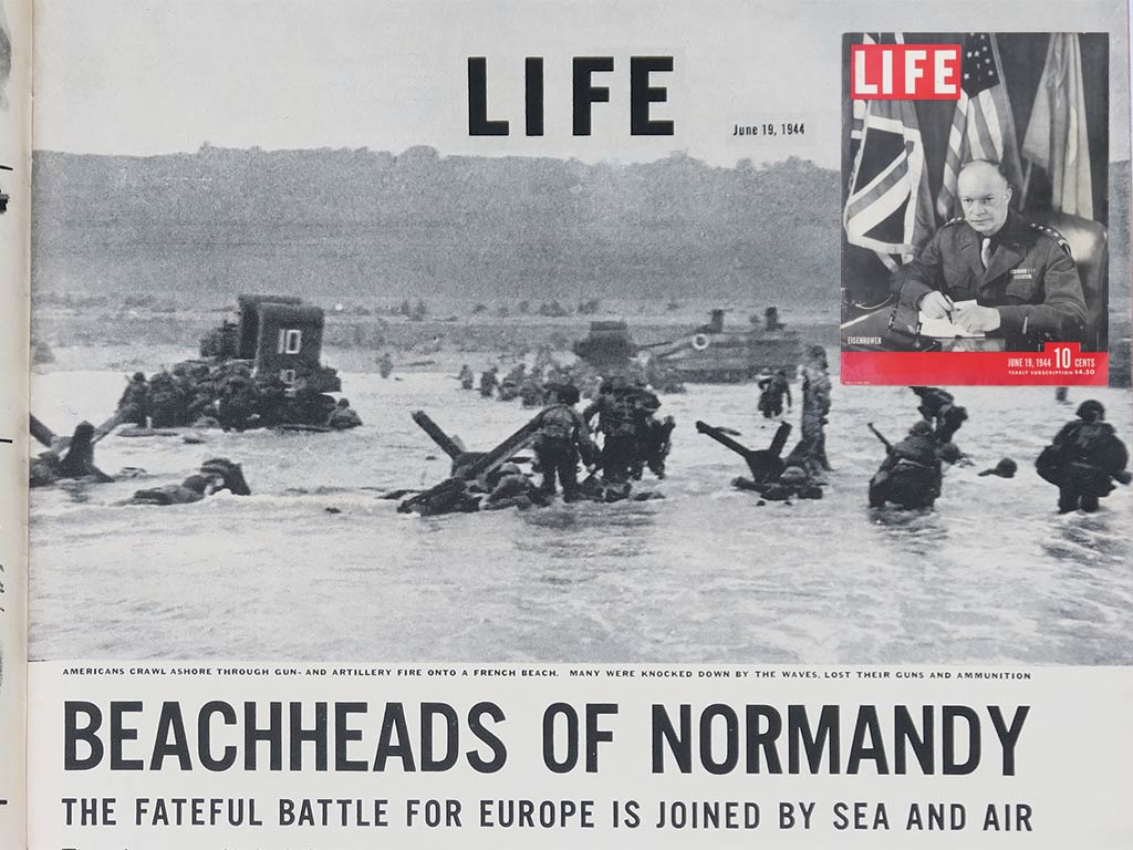 Magazine LIFE Débarquement de Normandie, Robert Capa