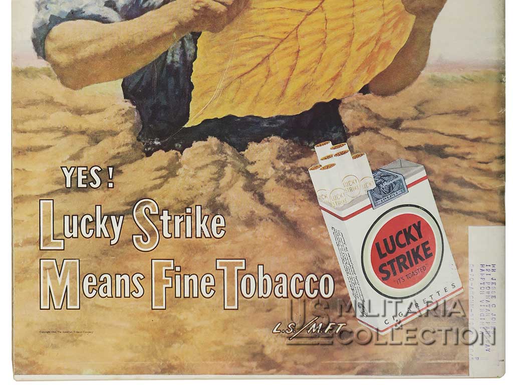 Publicité Lucky Strike, Seconde Guerre mondiale