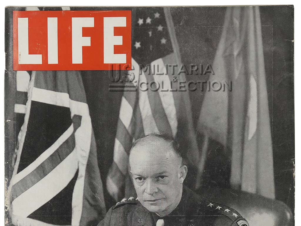 Portrait Eisenhower, couverture LIFE juin 1944