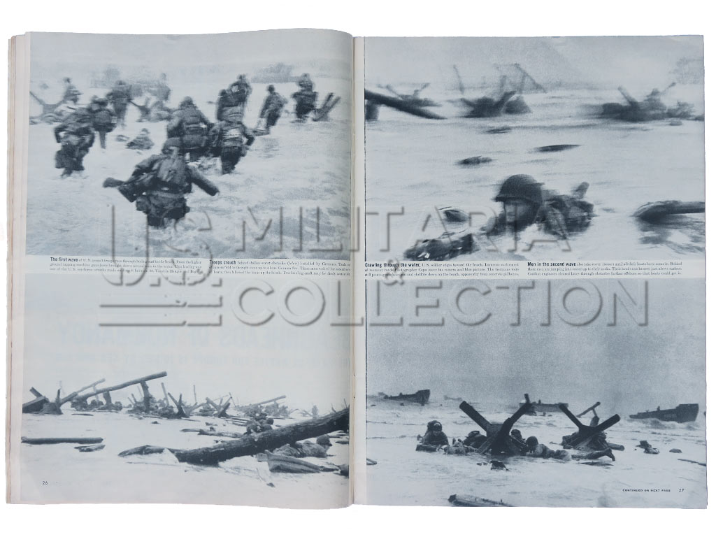 Débarquement de Normandie, magazine LIFE 1944