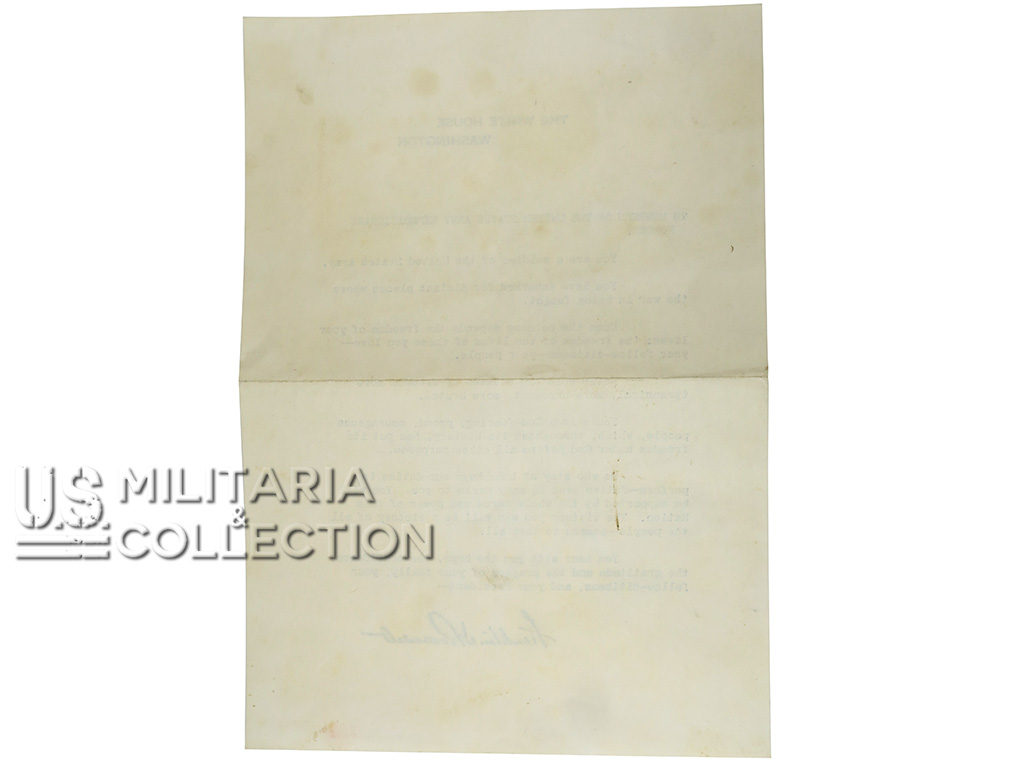 Document original Opération Torch Seconde Guerre mondiale