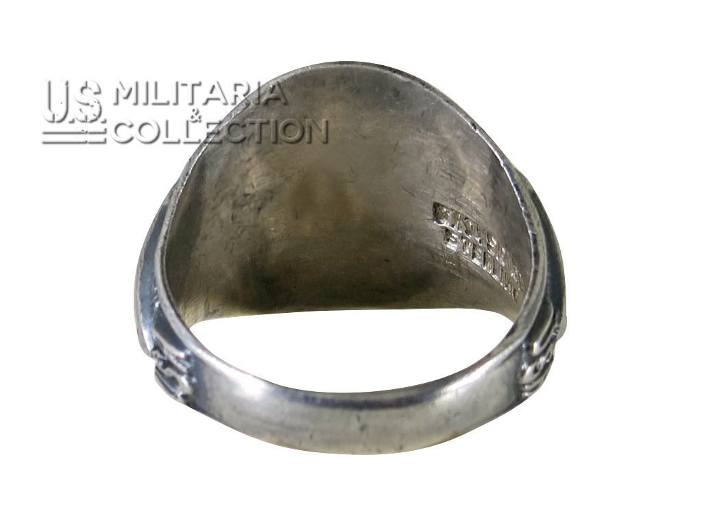 Intérieur bague Medical Department US Army Sterling
