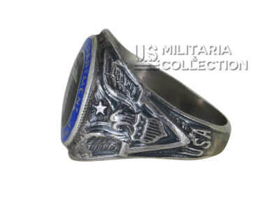Bague US Army Medical Department en argent Sterling