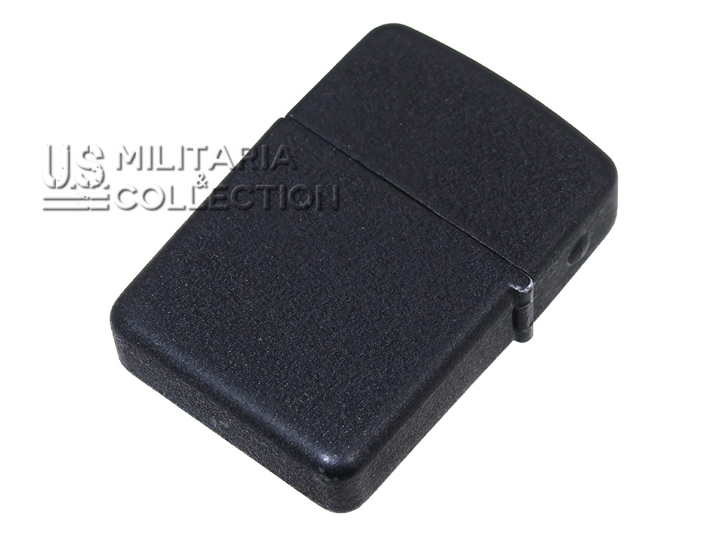 Briquet US Army Black Crackle fermé