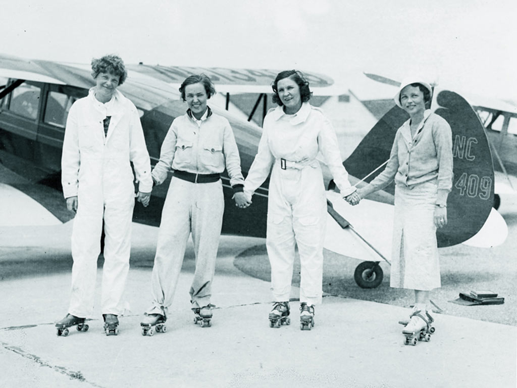 Elvy Kalep à Roosevelt Field en 1933