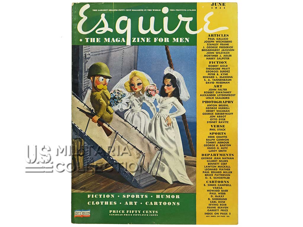 Couverture magazine Esquire juin 1944