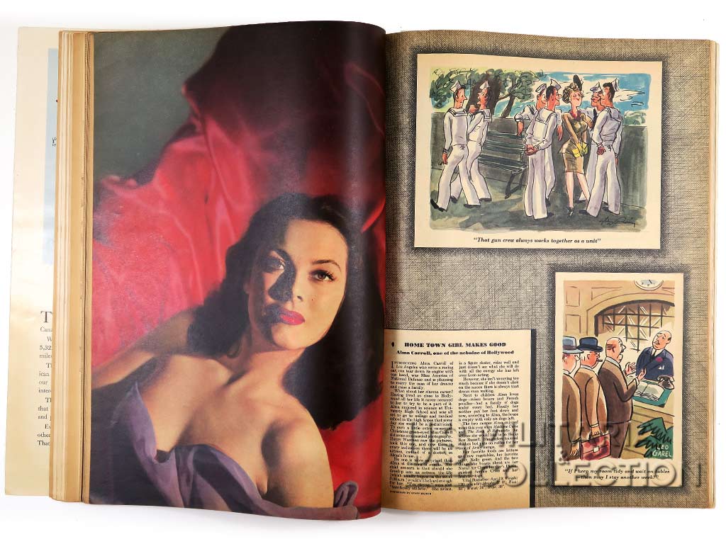 Photo Pin-up magazine Esquire 1944