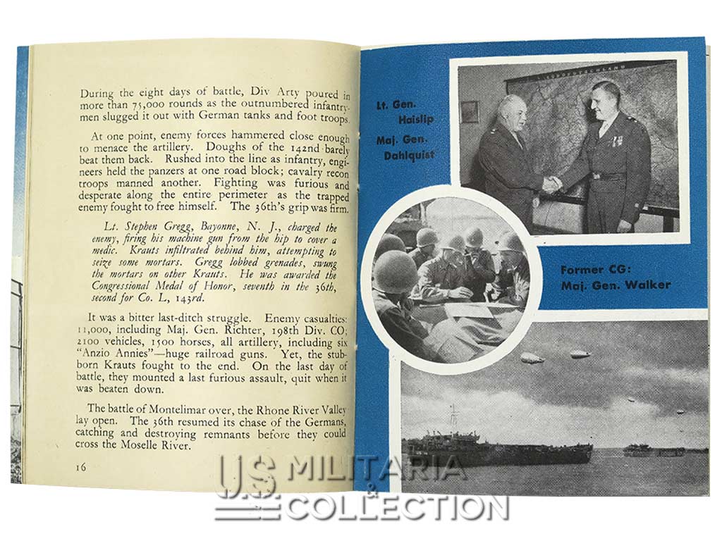 Livret historique The Story of the 36th Infantry Division – Image 3