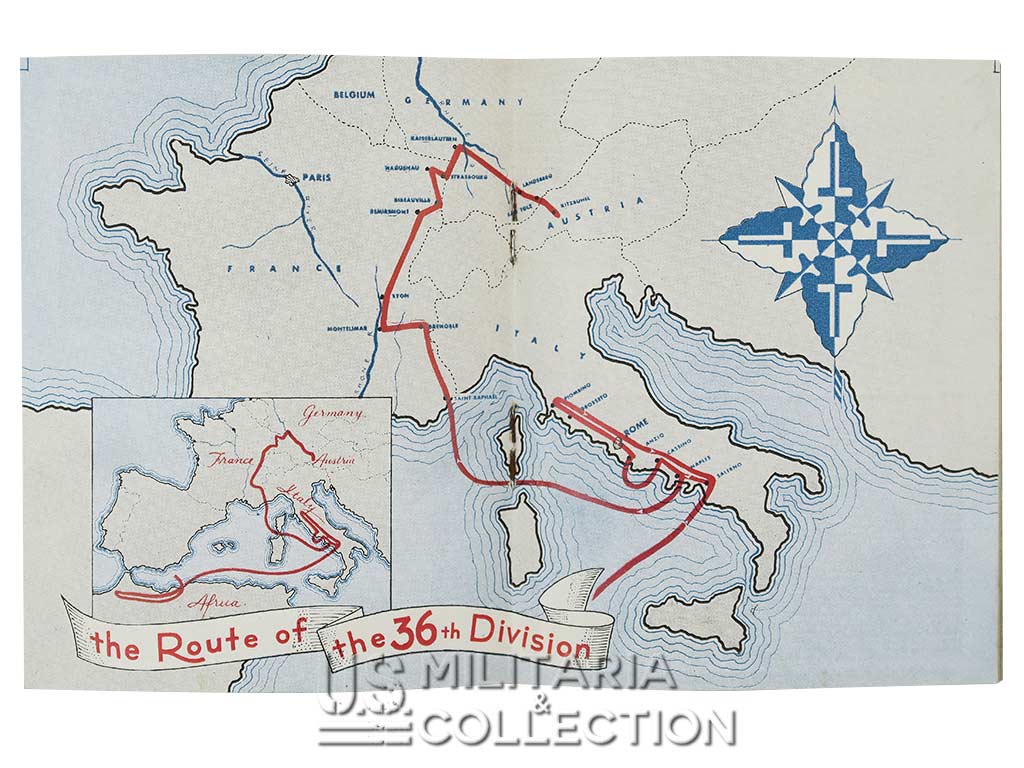 Livret 36th Infantry Division campagne d’Europe WW2