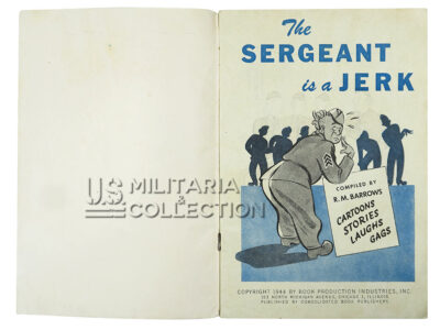 Livret US Army The Sergeant Is a Jerk