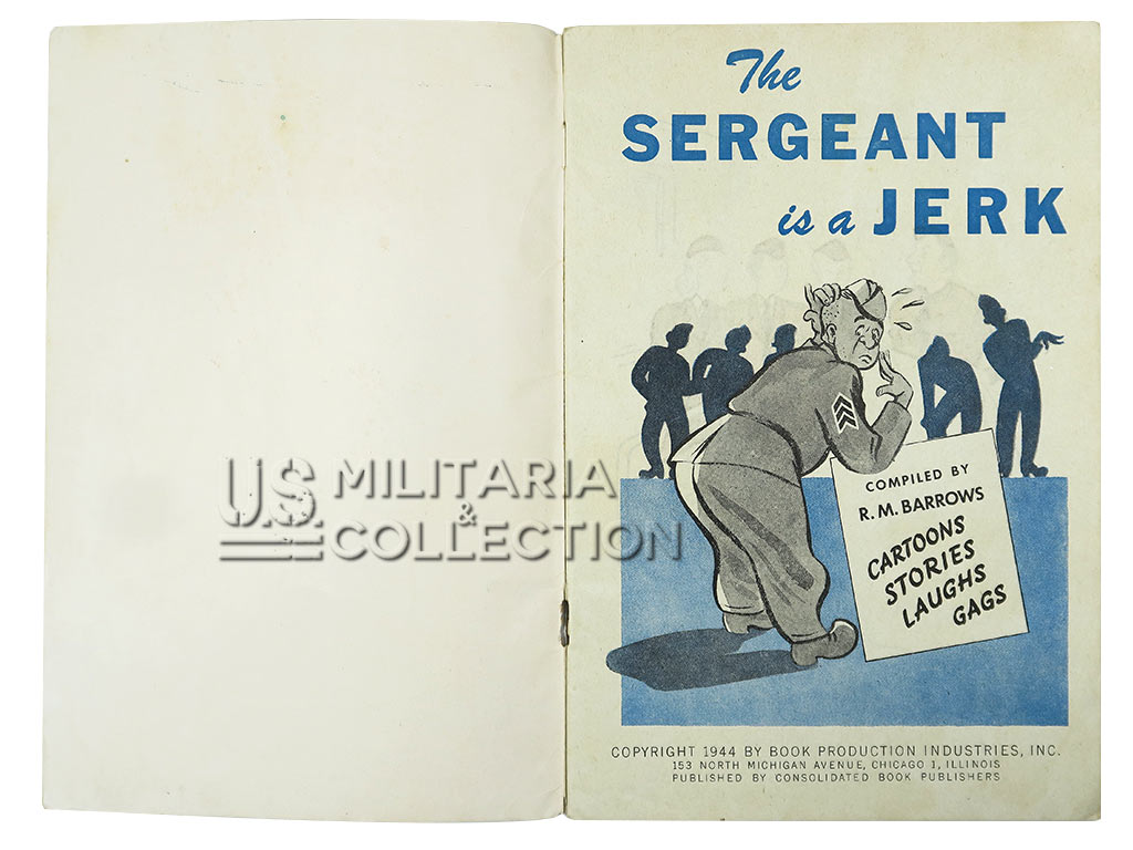 Livret US Army The Sergeant Is a Jerk