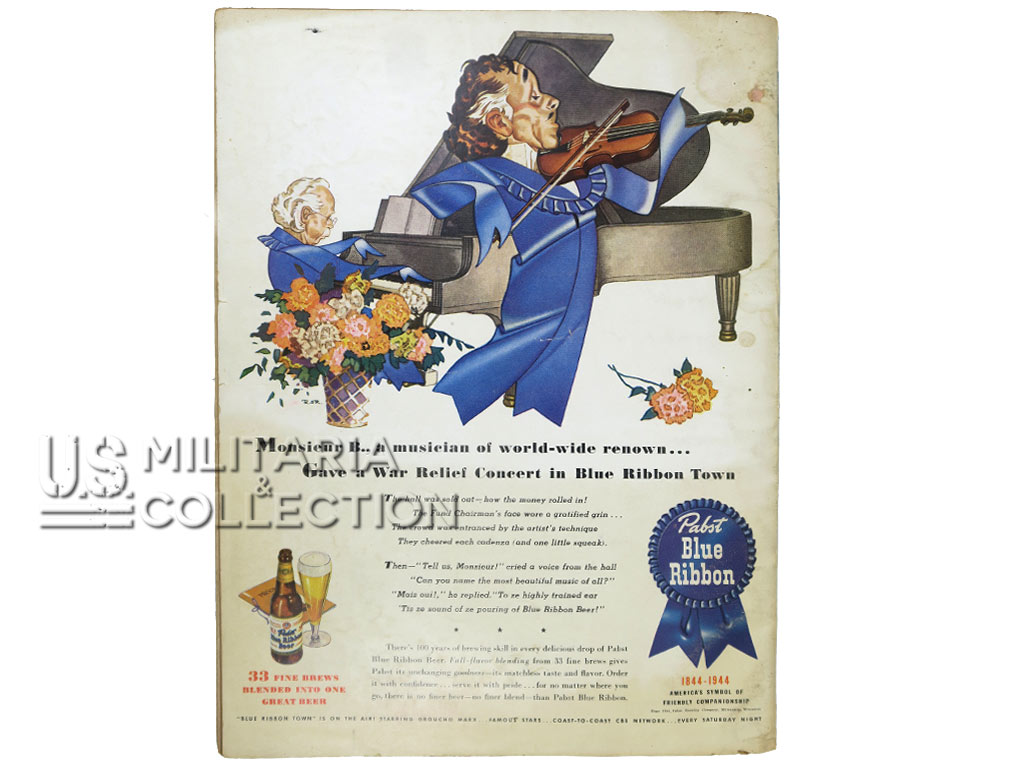 Magazine Esquire, mai 1944 avec affiche pin-up