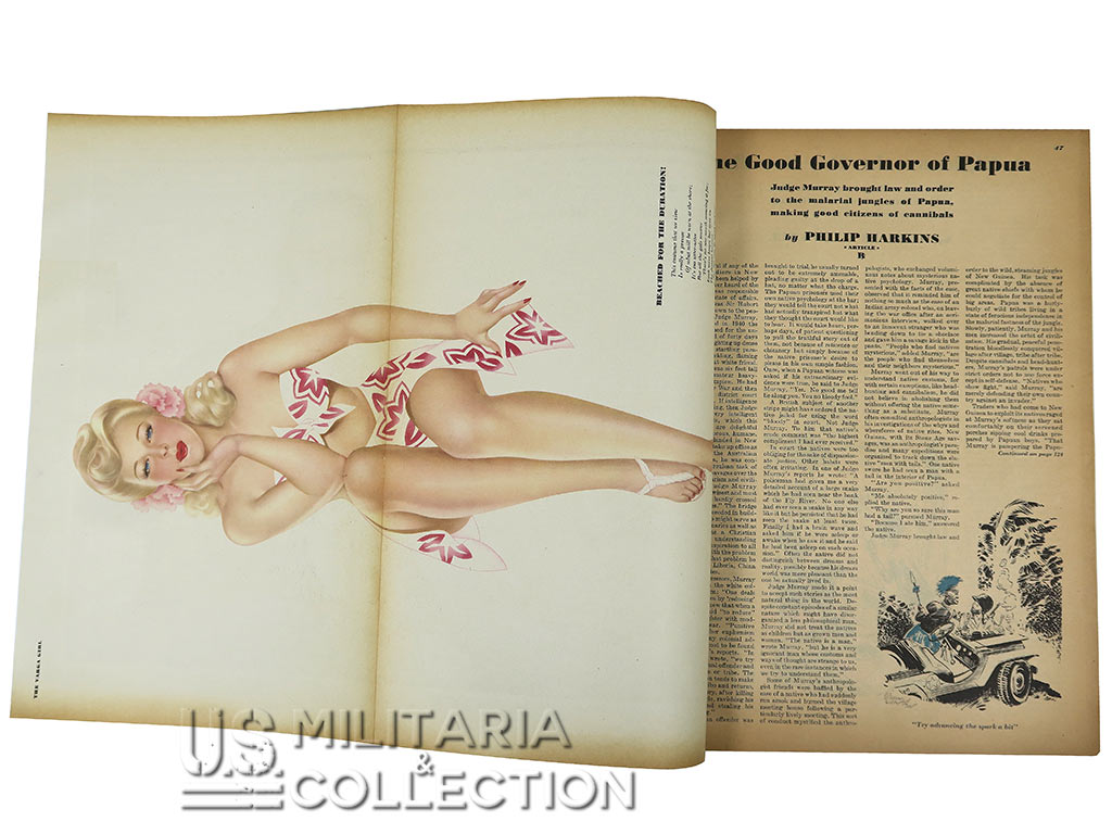 Magazine Esquire, mai 1944 avec affiche pin-up