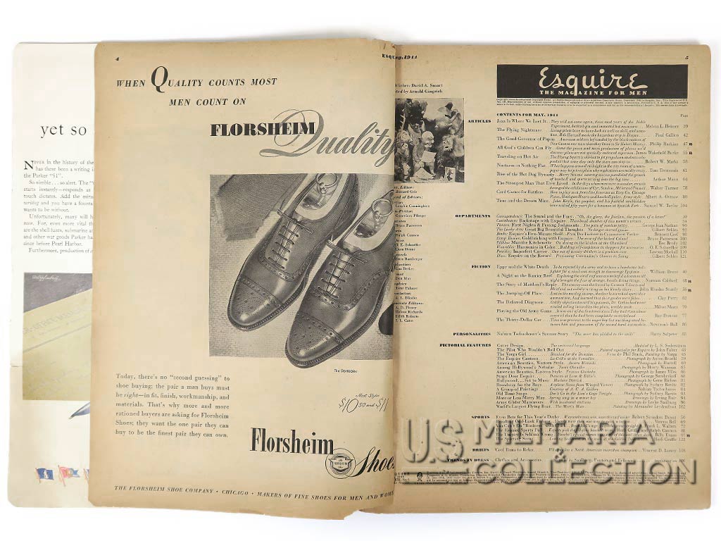 Magazine Esquire, mai 1944 avec affiche pin-up