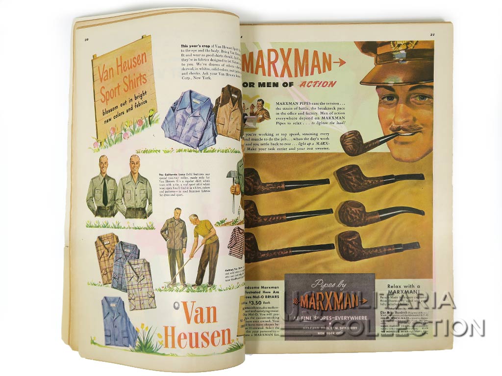 Magazine Esquire, mai 1944 avec affiche pin-up