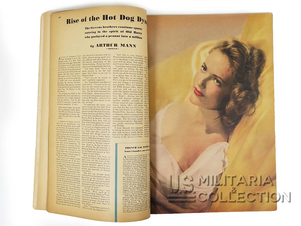 Magazine Esquire, mai 1944 avec affiche pin-up