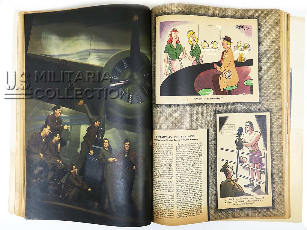 Magazine Esquire, mai 1944 avec affiche pin-up