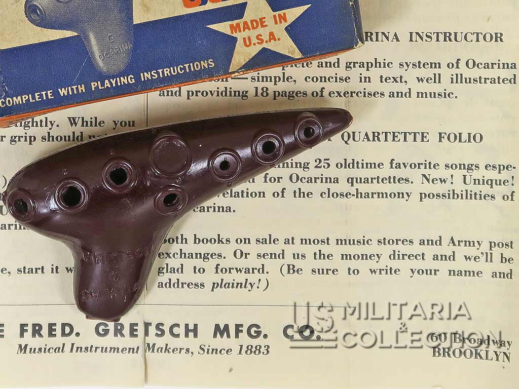 Ocarina Gretsch US Army sur notice