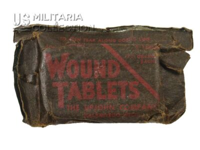 Paquet de sulfadiazine US Wound Tablets Upjohn WW2